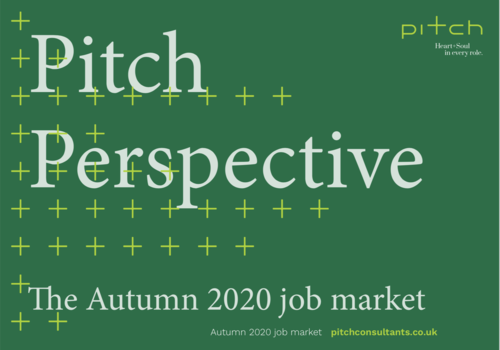 Pitch Perspective: The Autumn 2020 job market